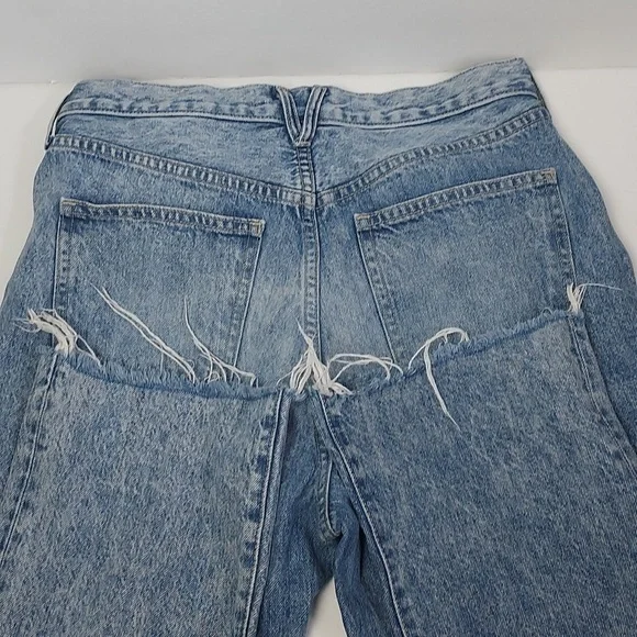 Veronica Beard Carly Kick-Flare Jean High Rise in Pebble Stone Wash Size 29